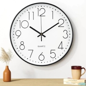 iUni W31 Spionagekamera in Form einer Wanduhr, WLAN, Full HD, microSD-Kartensteckplatz, Schwarz-Weiß - Img 3