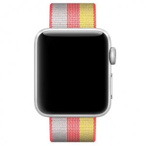 iUni Woven Strap Armband für Apple Watch 1/2/3/4/5/6/7, 40 mm, Nylon, Regenbogenfarben - Img 5