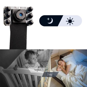 Modulare Spionagekamera iUni SpyCam IP23, 16 GB, Audio-Video, Nachtsicht, P2P - Img 6
