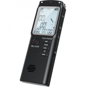 Professioneller Mini-Diktiergerät iUni SpyMic REP06, 8 GB interner Speicher, MP3-Player - Img 12