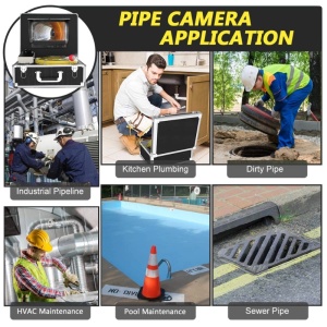 Rioolinspectie-endoscoop, 35 meter, iUni ICT12, 10 inch-scherm - Img 10