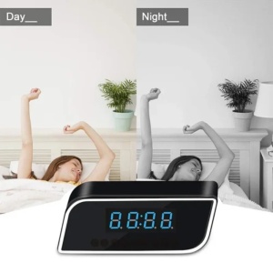 Spionageuhr mit WLAN-Kamera iUni IP99, 64 GB, Full HD, Nachtsicht, 150°, Bewegungssensor - Img 4