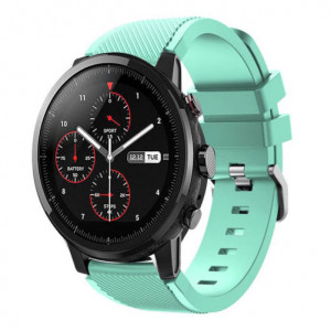 Каишка iUni 22 мм за Gear S3 Силикон Light Син - Img 2