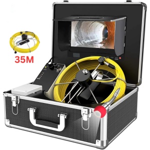 Канализационен контролен ендоскоп, 35 метра, iUni ICT12, Диспей 10 inch - Img 1