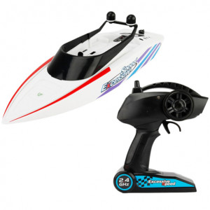 Лодка за дистанционно iUni RC Racing Boat Водоустойчив, 2.4Ghz Честота, Бял - Img 6