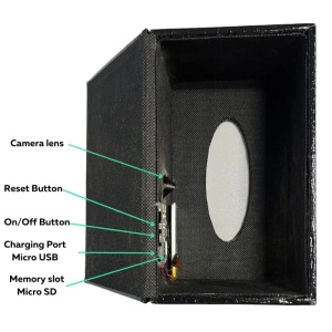 Мини Камера iUni IP73, Поставка за Салфетки, Wi-Fi, Full HD, 8GB, Преглед на Живо на Телефона - Img 7