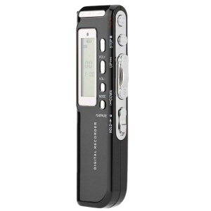 Мини професионален диктофон iUni SpyMic REP04, 8 GB вътрешна памет, MP3 Player - Img 1