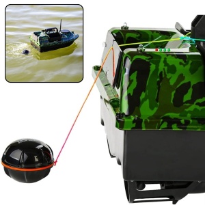 Риболовен сонар Fish Finder Безжичен iUni XJ-01, цветен LCD екран 2.8", сензор 90°, дълбочина 36m, комуникационно разстояние до 100m, 125KHz - Img 9