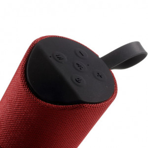 Bluetooth високоговорител iUni DF22, Слот карта, Червен - Img 4