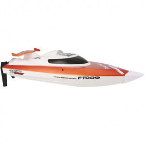 Ferngesteuertes Boot iUni FT009 Top Speed Racing Flipped Boat, Orange - Img 6