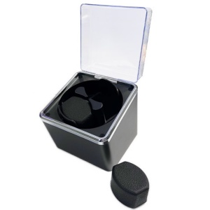 iUni автоматична навивачка за часовници, Watch Winder 2, черно-сребриста - Img 3