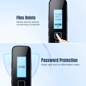 iUni 007 Мини цифров рекордер, 16GB, Автономност 17 часа, MP3 плейър - Img 6