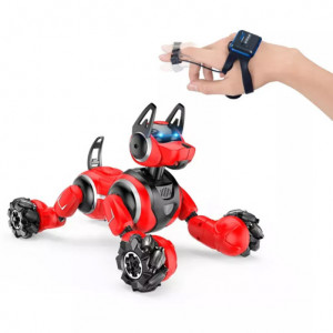 iUni 800A: slimme robothond met gebaren- en afstandsbediening, 360° draaibaar, rood - Img 8
