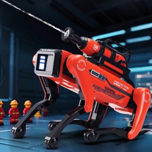 iUni 8021 Intelligenter Roboterhund mit Wassersprühfunktion, Fernbedienung, Sprachbefehlen und Bewegungsprogrammierung - Img 8