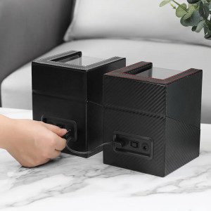iUni automatische horlogewinder, Watch Winder 2, Black Carbon - Img 3