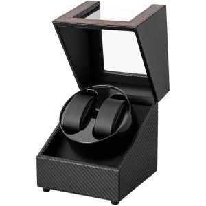 iUni automatische horlogewinder, Watch Winder 2, Black Carbon - Img 7