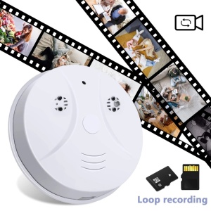 iUni D101 spy camera with smoke detector, Wi-Fi, 4K resolution, MicroSD card slot - Img 3
