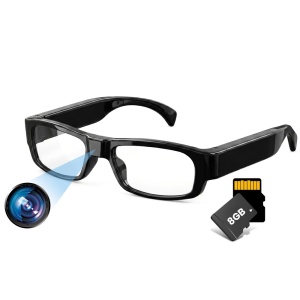 iUni G6 Spionagebrille mit Kamera, Full HD, 8 GB