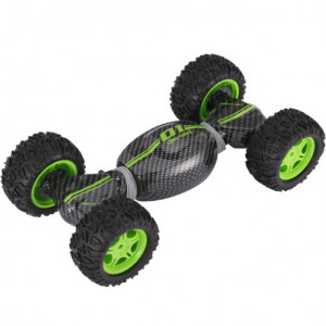 iUni Hyper Tumble Ultimate X01 Remote-Controlled Car, 20 km/h, 2.4 GHz, Green