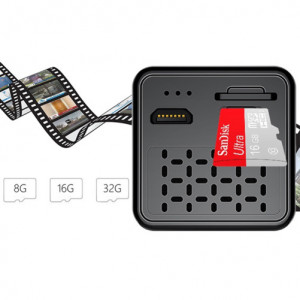 iUni IP35 мини шпионска камера, Wi-Fi, 4K изглед, откриване на движение, нощно виждане - Img 5