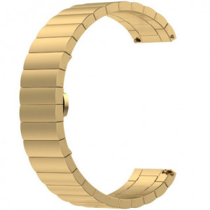 iUni Link-armband 20 mm, metaal voor Gear S2, roestvrij staal, goudkleurig - Img 2