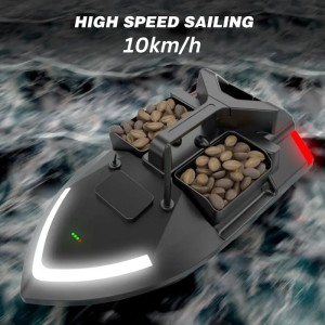 iUni V801 aasboot, 3 reservoirs, capaciteit 2 kg, 500 m, 12.000 mAh, 10 km/u, afstandsbediening 2,4 GHz - Img 8