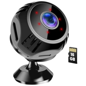 iUni W8 Mini-Spionagekamera, WLAN, 16 GB, Full-HD-Auflösung, Bewegungssensor, Nachtsicht - Img 2