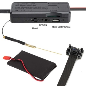 Modulare Spionagekamera iUni SpyCam IP23, 16 GB, Audio-Video, Nachtsicht, P2P - Img 7
