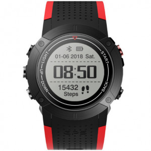 Smartwatch iUni DM18, Време на готовност 30 дни, GPS, Bluetooth, OLED, Водоустойчив, Червен - Img 4