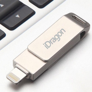 USB стик 32GB iUni iDragon Lightning и USB 3.0 iPhone/iPad, Сребрист - Img 10