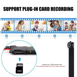 Κάμερα κατασκοπείας iUni SpyCam IP40, Full HD 1080p, Ασύρματη, P2P - Img 6
