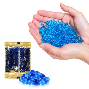 Μπαλίτσες Τζελ που Φουσκώνουν στο Νερό, 500 τεμ., 7–8 mm, Μπλε, για Σκύλο Ρομπότ iUni 8006 - Img 6