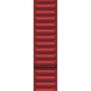 Каишка iUni за Apple Watch 1/2/3/4/5/6/7, Leather Link, 44мм, Червен - Img 4