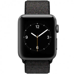 Каишка iUni Спортен Woven Strap за Apple Watch 1/2/3/4/5/6/7 38 мм Найлон Dark Черен - Img 3