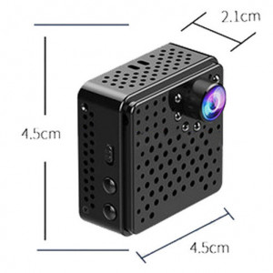 Мини Шпионска камера iUni IP32, 1080p Full HD, Безжичен, P2P, 160-градусов ъгъл, Гласов-Видео, Нощно виждане - Img 5