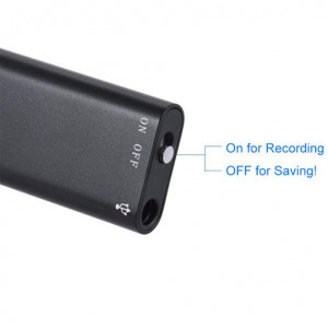 Мини шпионски диктофон iUni W424, 8 GB вътрешна памет - Img 5