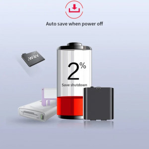 Мини шпионски рекордер iUni Q63, 32GB, магнитен, гласово активиране, MP3 плейър - Img 8