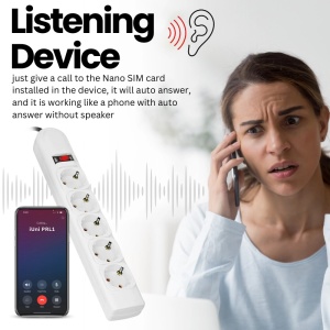 Удължител iUni SpyMic PRL1, GSM шпионски микрофон, Слушане в реално време - Img 7