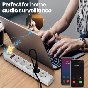 Удължител iUni SpyMic PRL1, GSM шпионски микрофон, Слушане в реално време - Img 5