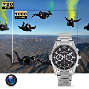 Часовник iUni SpyCam WP60, Full HD Шпионска камера, Нощно виждане, Фотография, Видео, Диктофон, 32 GB - Img 7
