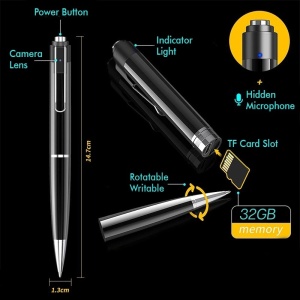 Шпионска писалка, Камера Full HD iUni PX8, 32GB, Aудио-видео запис - Img 9