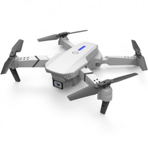 Drohne iUni E88 Pro, 4K, WLAN, 2 Kameras, klappbare Arme, Echtzeit-Übertragung von Telefonaten, grau - Img 8