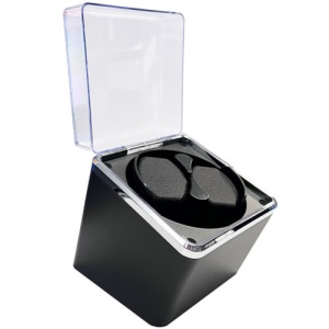 iUni автоматична навивачка за часовници, Watch Winder 2, черно-сребриста - Img 2