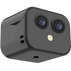 iUni D3 Шпионска камера с двоен обектив, Wi-Fi, 4K, 170 градуса, сензор за движение, аудио-видео, снимка - Img 4
