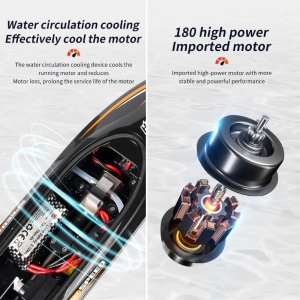 iUni HJ812 Boot met afstandsbediening, RC-raceboot, 25 km/u, 2,4 GHz - Img 7
