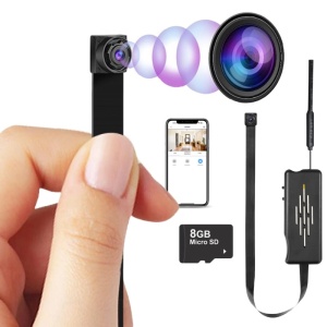 iUni IP20-minicamera, wifi, 8 GB, liveweergave op uw telefoon