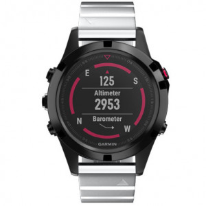 iUni Link Armband 26 mm für Garmin Fenix 3, Edelstahl, silberfarben - Img 5