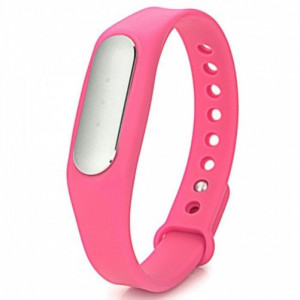 iUni MI1 Fitnessarmband, ohne Display, bis zu 30 Tage Akkulaufzeit, eingehende Anrufe, Herzfrequenzmesser, rosa - Img 2