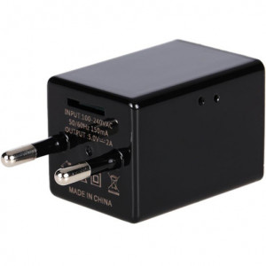 iUni SpyCam IP24 Ladegerät, Full-HD-Spionagekamera, WLAN, P2P, Dauerstromversorgung - Img 3