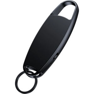 iUni V13 Шпионски калъф за носене, 32GB, 43 часа, MP3 плейър, гласово активиране, черен - Img 1